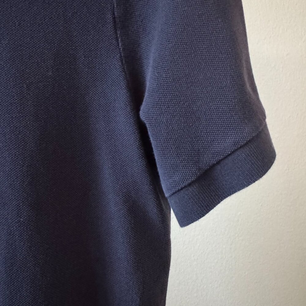 Lacoste Mens Polo Navy Size 6 Classic Fit Vintage “Designed in France” - Picture 10 of 13